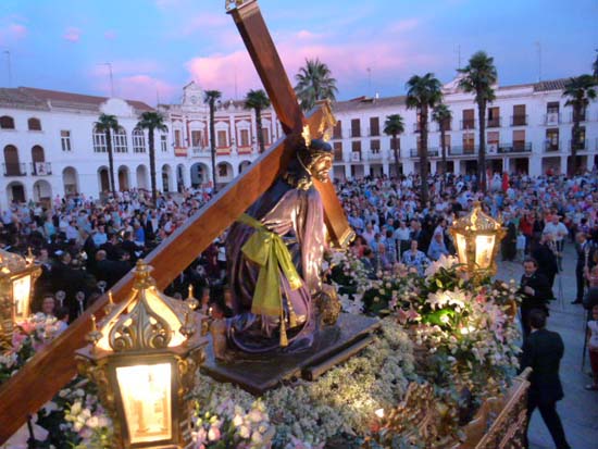 Salida de la procesión de Jesús del Perdón en Manzanares